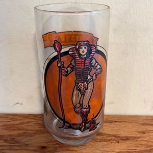 VERY RARE Mattel masters of the universe vinatge 1983 ltd edition glass: Teela